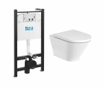 Унитаз подвесной Roca The Gap 893105000 безободковый, с инсталляцией, с крышкой микролифт
