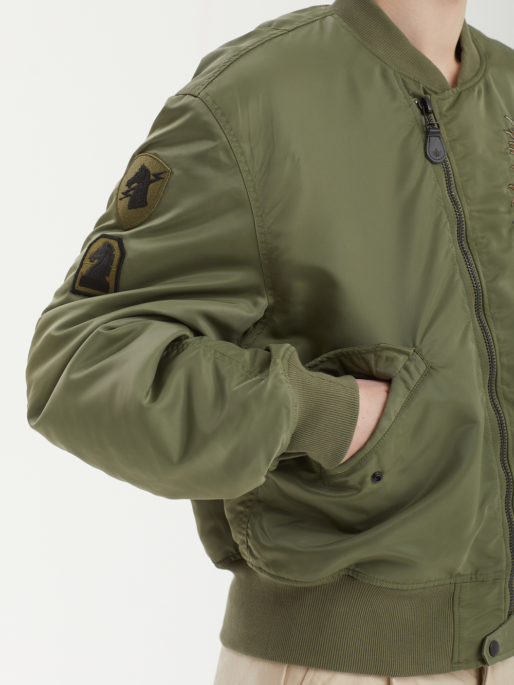 Мужской Бомбер Fire Kirin Tour Asym L2b