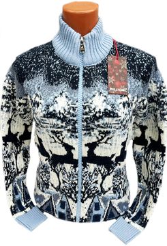 Pulltonic женский из шерсти и кашемира на полном замке "СКАЗКА" Размеры (42-50). LADY