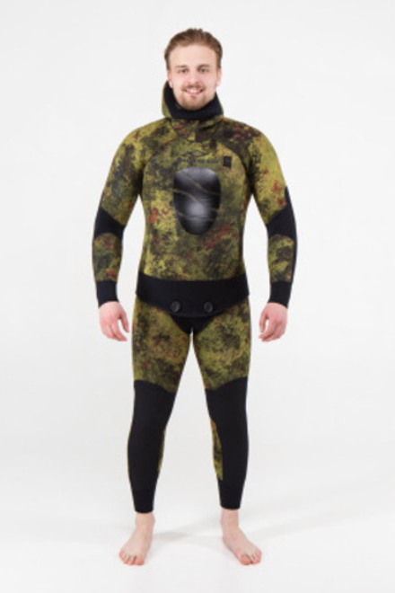 Гидрокостюм Aquateam Reef Jako 7мм ультрастрейч/открытая пора зеленый