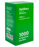 Зубочистки бамбуковые Optiline в бумажной индивидуальной упаковке, 1000 штук