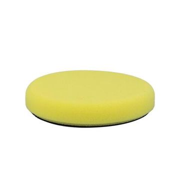 MaxShine Flat Поролоновый полировальный круг полирующий мягкий желтый 130*25 мм