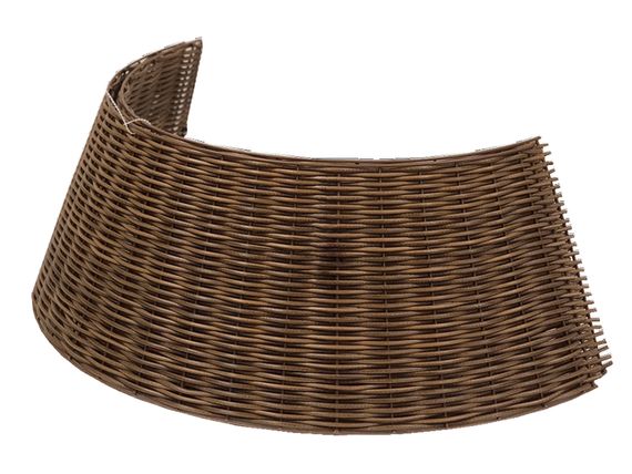 Корзина под елку Люкс (Орех) 2XL 87 1/2 с чехлом