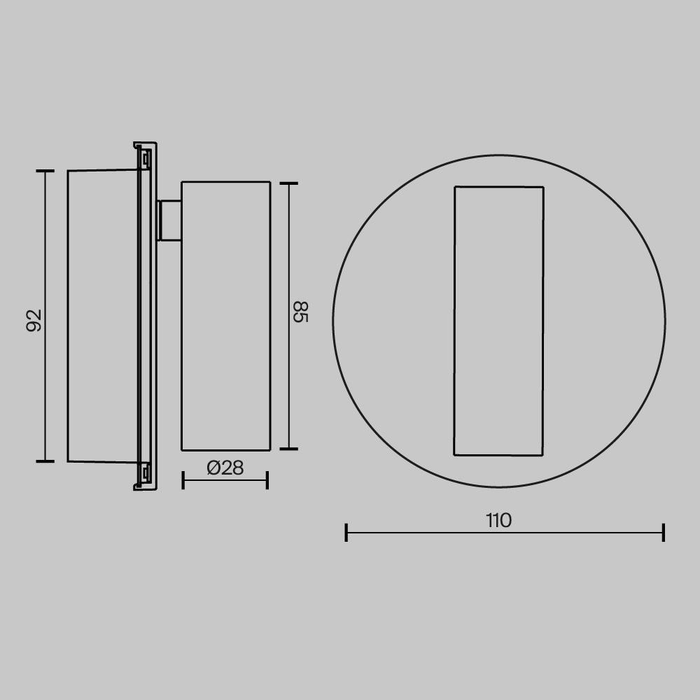 Спот светодиодный Maytoni   C176WL-9W-2.7-4K-MG
