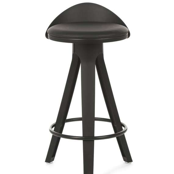 Полубарный стул Trio, 66 см, черный