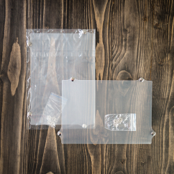 держатель для номера с кнопками серебро