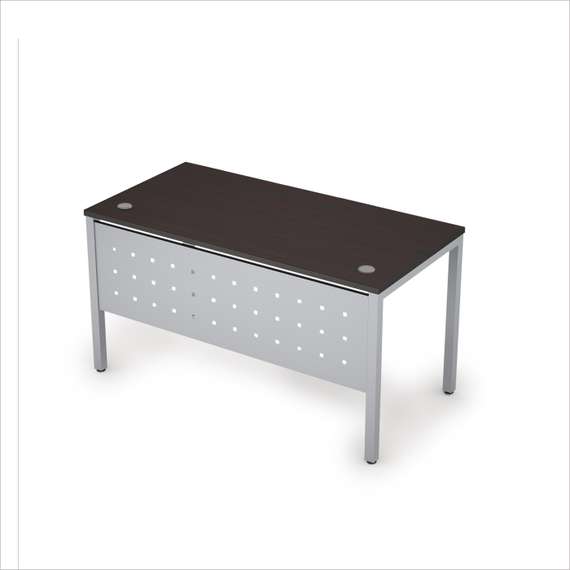 6МК.067 Стол рабочий с экраном из металла (1000*600*750)