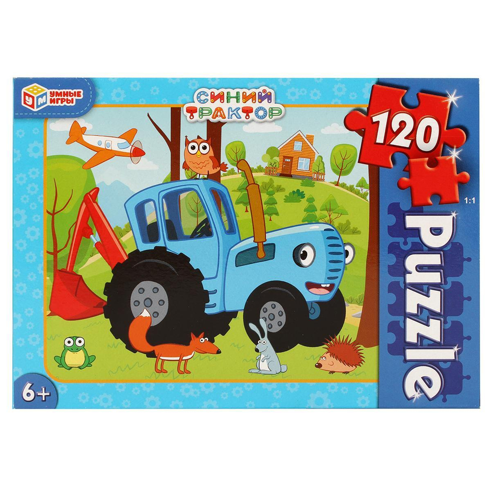 Пазл 120эл. "Синий Трактор" 4630115523550 (Умные игры)