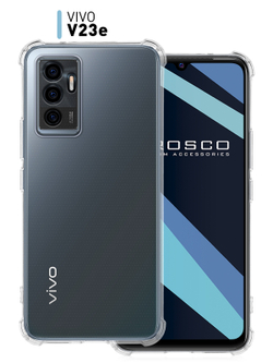 Чехол ROSCO для Vivo V23e оптом (арт. VV-V23E-HARD-TPU-TRANSPARENT)