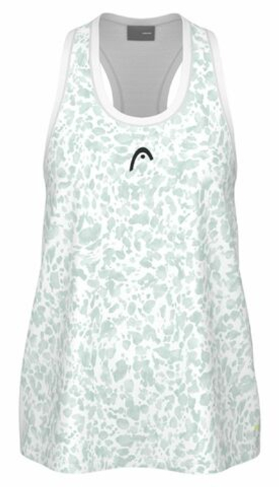Футболка для девочки теннисная Head Girls Vision Agility Tank Top - print vision/infinity green