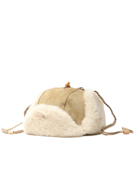 Шапка Braided Shearling Trapper