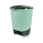 Ведро для мусора с педалью 18л (сл.кость/бежевый)