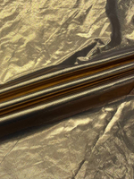 Шелк с люрексом золотой