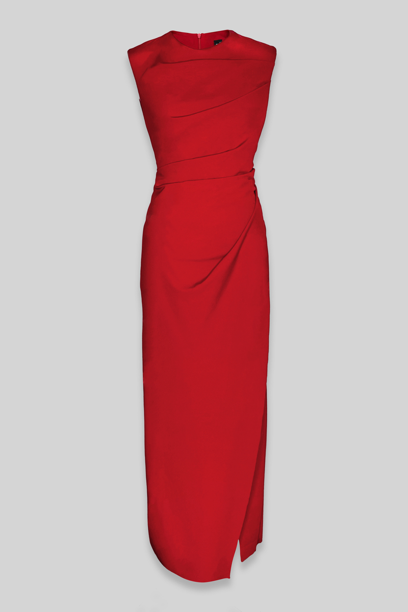 Платье LALMER из трикотажа с разрезом