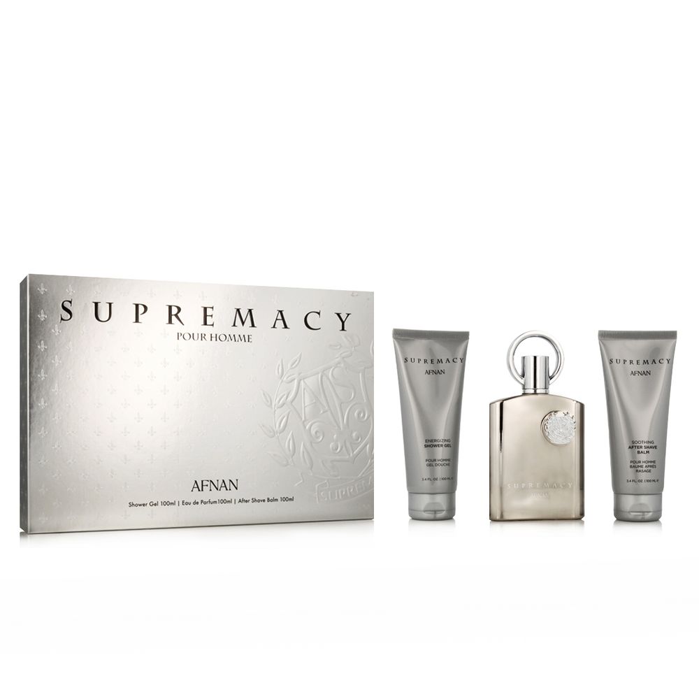 Afnan Supremacy Silver EDP 100 ml + ASB 100 ml + SG 100 ml (man)