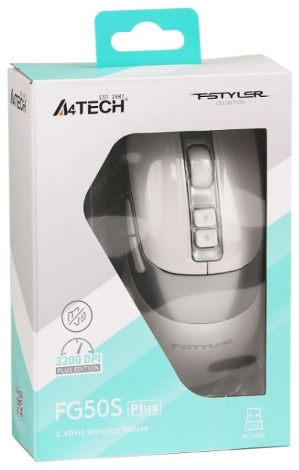 Мышь A4Tech FG50S Plus белый