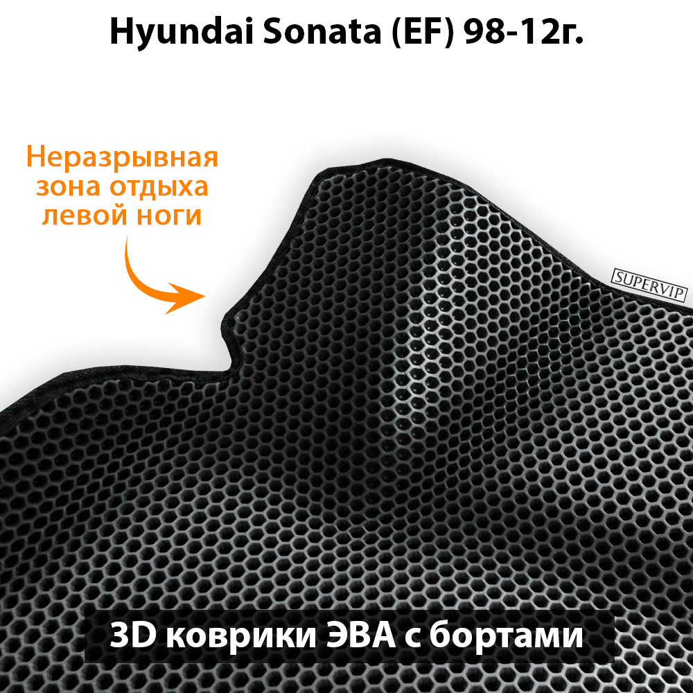 комплект ева ковриков в салон для hyundao sonata iv ef 98-12 от supervip