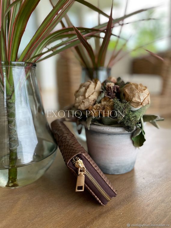 Кошелёк из кожи питона WA-135