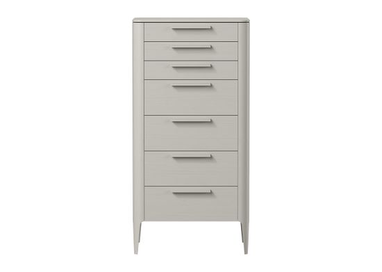 Комод Type oak высокии? 7 ящиков (серо-бежевый)