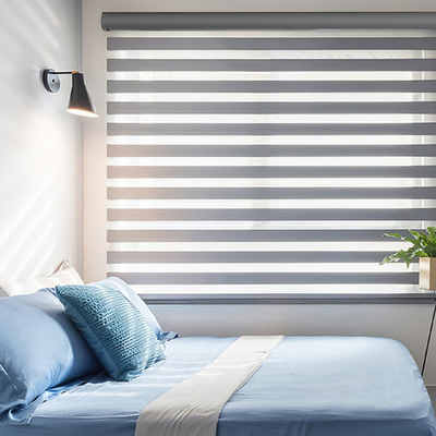 Штора рулонная "День/Ночь" 140*160см серая, NNRSY-11