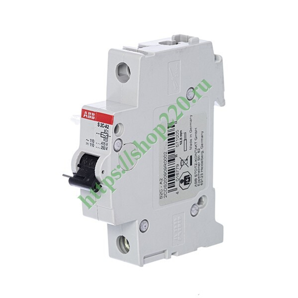 Реле дистанционного расцепителя ABB S2C-A2 110-415В (для S200/M/P/S,DS200AC/A/MAC/MA) 2CDS200909R0002