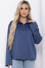 Джемпер "Свобода выбора" (синий) Б8575 LT Collection