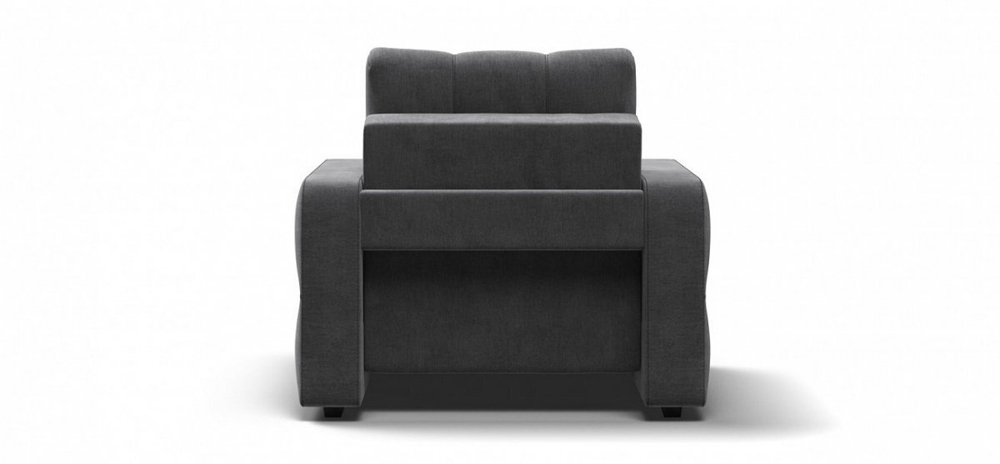 Денди кресло-кровать Велюр Монолит серый