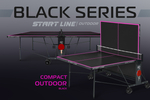 Стол теннисный Compact-2 LX Всепогодный 6 black