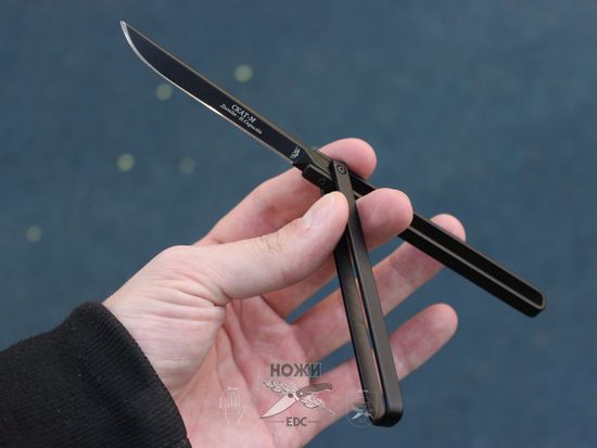 Складной нож НОКС "Скат-M" 314-740001 c клинком из стали 440, рукоять Stainless Steel