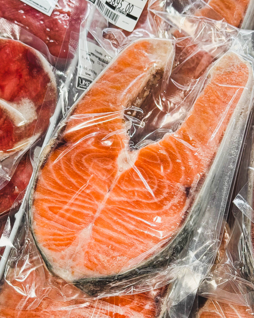 Стейк лосося Премиум, свежемороженный