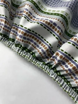 Постельное белье "Бисер (компаньон)" 1,5-сп   наволочка 50х70 1шт Простынь на резинке 90х200 см  Пододеяльник 145х215 см  Сказка сатин