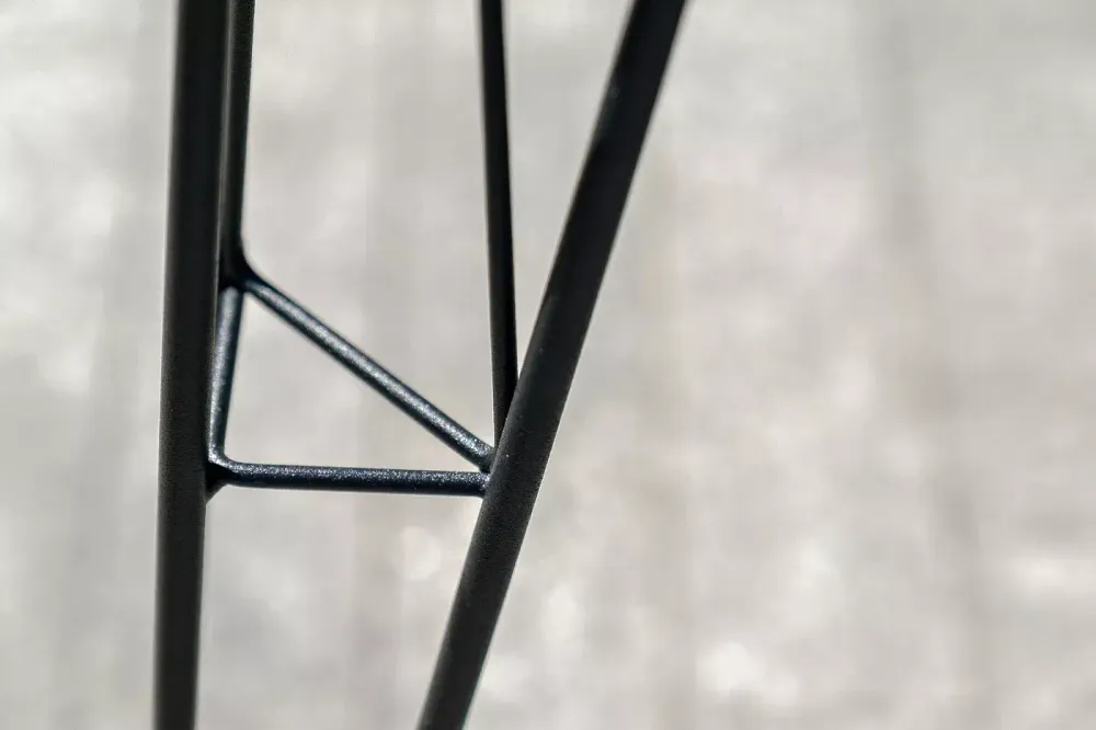 "Руссо" обеденный стол из HPL 150х80см, цвет "черный мрамор"