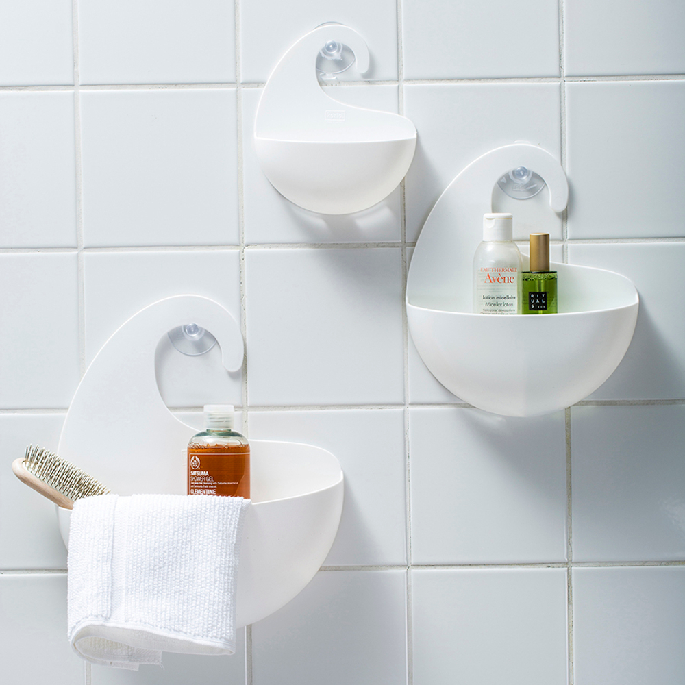 Органайзер для ванной SURF M, белый Koziol