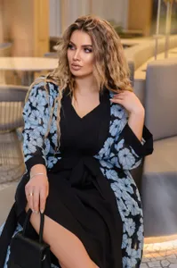 Платье с кардиганом УК-2354 Fabrika