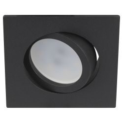 Встраиваемый светильник алюминиевый ЭРА KL87 BK MR16/GU5.3 черный