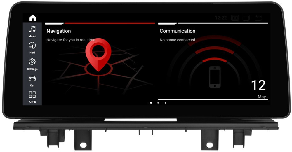 Магнитола BMW X1 (F48), X2 (F39) 2017-2022 EVO - Radiola RDL-1509 монитор 12.3" на Android 13, 8Гб+128Гб, CarPlay, 4G SIM-слот