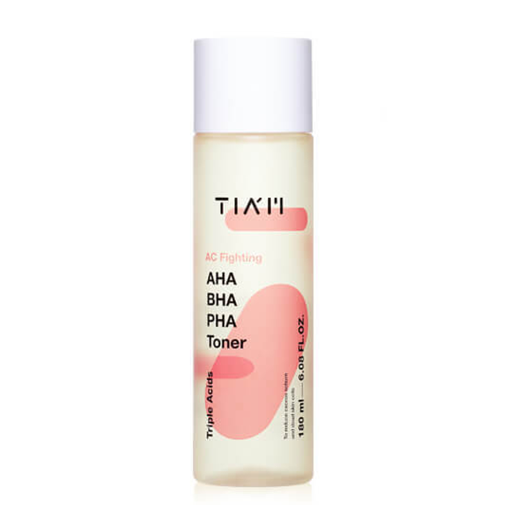 Тонер с кислотами AHA-BHA-PHA TIAM AC Fighting AHA BHA PHA Toner, 180 мл