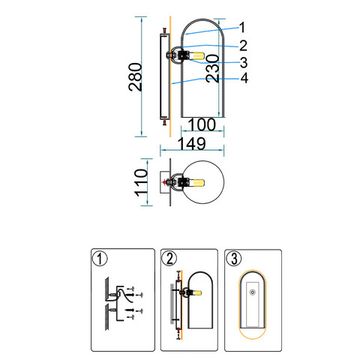 Бра 1*G9 3931/A brass латунь REGINA Newport