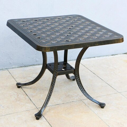 Металлическая мебель из литого алюминия Paris, античная бронза