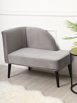 Кушетка Berger серый/венге