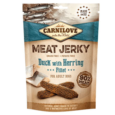 Carnilove Jerky Duck Herring Fillet