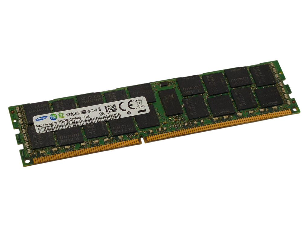 Модуль памяти для сервера DDR3 16Gb Samsung M393B2G70BH0-YH9 PC3L-10600 1333MHz ECC Reg 2R 1.35V
