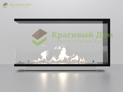 Торцевой биокамин 1000