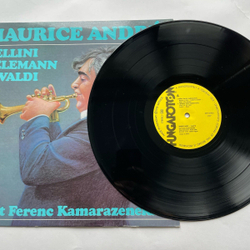 Винтажная виниловая пластинка LP Maurice Andre, Vincenzo Bellini, Georg Philipp Telemann, Antonio Vivaldi, Liszt Ferenc Chamber Orchestra Liszt Ferenc (Венгрия 1978)