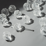 Бусина-разделитель из натурального горного хрусталя, 12мм