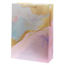GAEM Пакет подарочный XXL (бумага 230г/м2, блок микс12шт), L50 W20 H70 см, 4в.