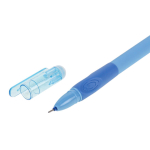 Ручка пиши-стирай 0,5 мм, синяя, трехгранный корпус, 3 цвета микс