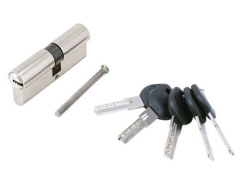 Механизм цилиндровый АЛЛЮР HD F   80-5K СР хром/перф.кл/кл. (35*10*35) / 7799