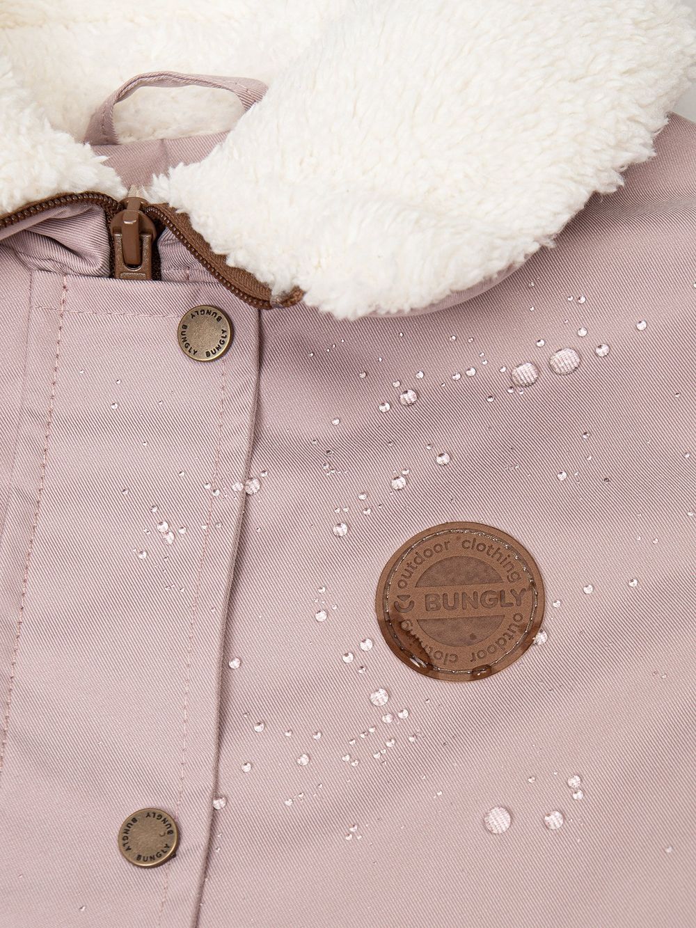 Парка демисезонная с меховым воротником "Зефир"