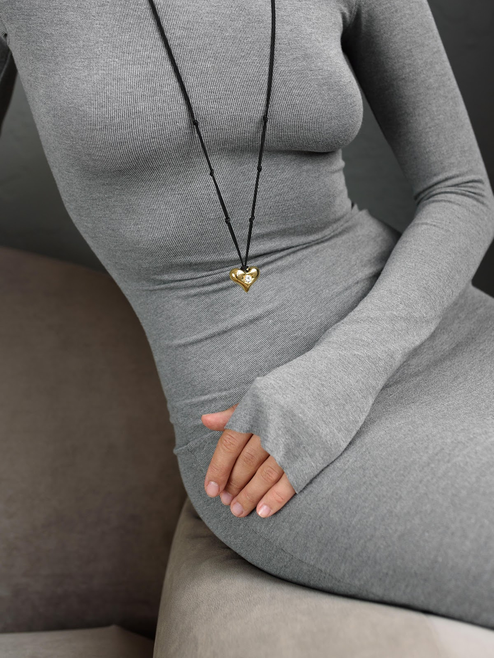 Колье "Cord Love" Gold